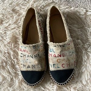 Authentic Chanel espadrilles